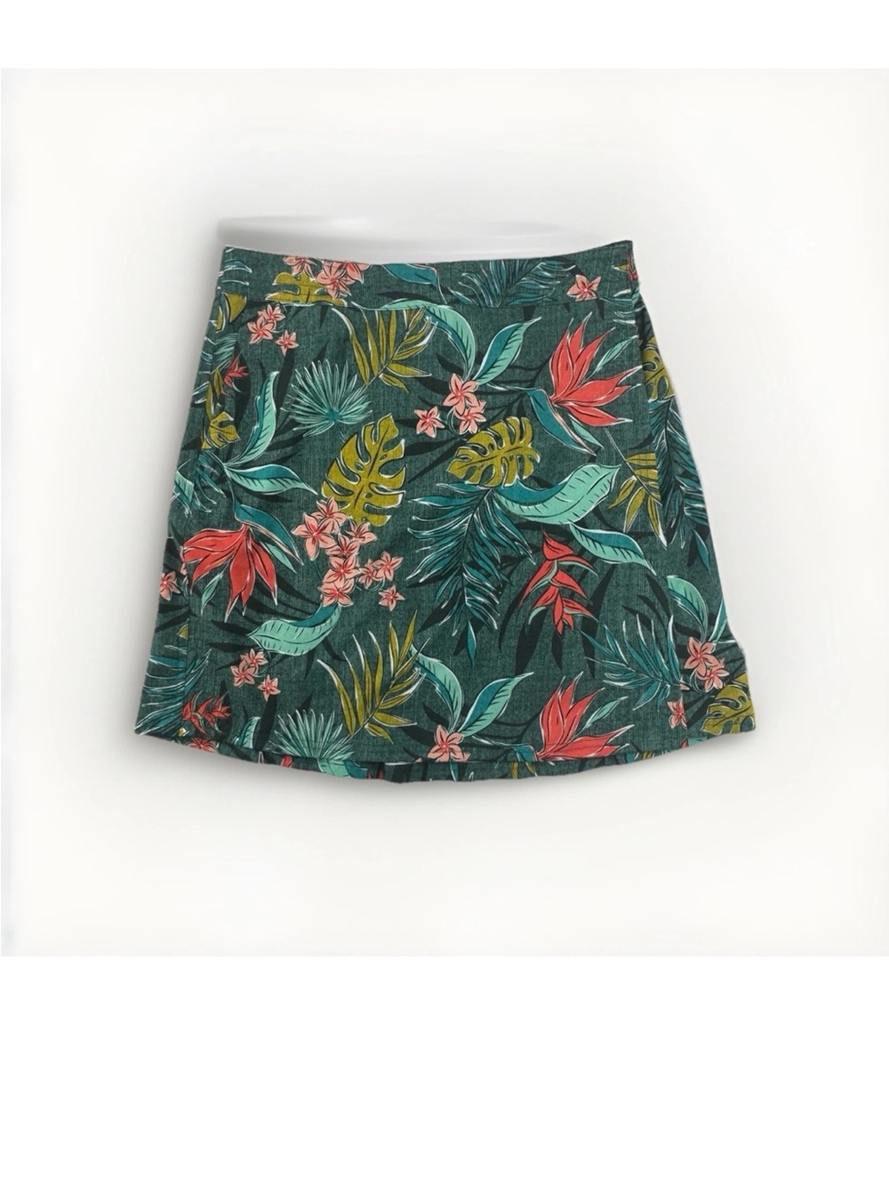 Rip skirt Sz S Floral Tropical A-Line Skirt NWT